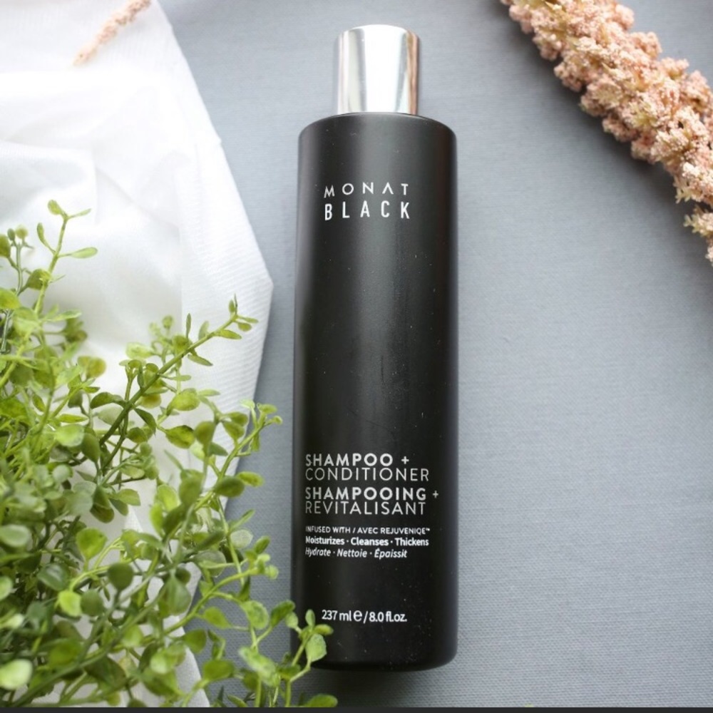 Monat Black Shampoo + Conditioner 8oz NEW